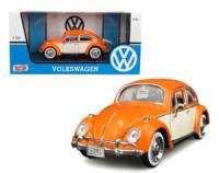Volkswagen Beetle with Rear Luggage Rack (1966) Escala 1:24 - Die-Cast MotorMax