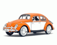 Volkswagen Beetle with Rear Luggage Rack (1966) Escala 1:24 - Die-Cast MotorMax