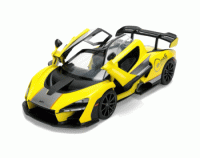 McLaren Senna 8-PAS Racing (Yellow Metallic Black Top) - Hyper-Spec Series Jada Toys