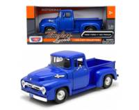1956 Ford F-100 PickUp (BLUE) (Escala 1:24) - Timeless Legends - Die-Cast Motor Max