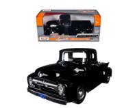 1956 Ford F-100 PickUp (BLACK) (Escala 1:24) - Timeless Legends - Die-Cast Motor Max