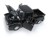 1956 Ford F-100 PickUp (BLACK) (Escala 1:24) - Timeless Legends - Die-Cast Motor Max