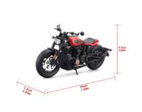 Motocicleta Harley-Davidson Custom 2024 Sporter S (Escala 1:12) - Die-Cast Maisto