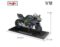 Motocicleta Kawasaki Ninja H2 R (Escala 1:12) - Die-Cast Maisto