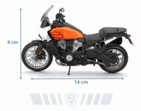 Motocicleta Harley-Davidson 2021 Pan America 1250 (Escala 1:18)- Die-Cast Maisto