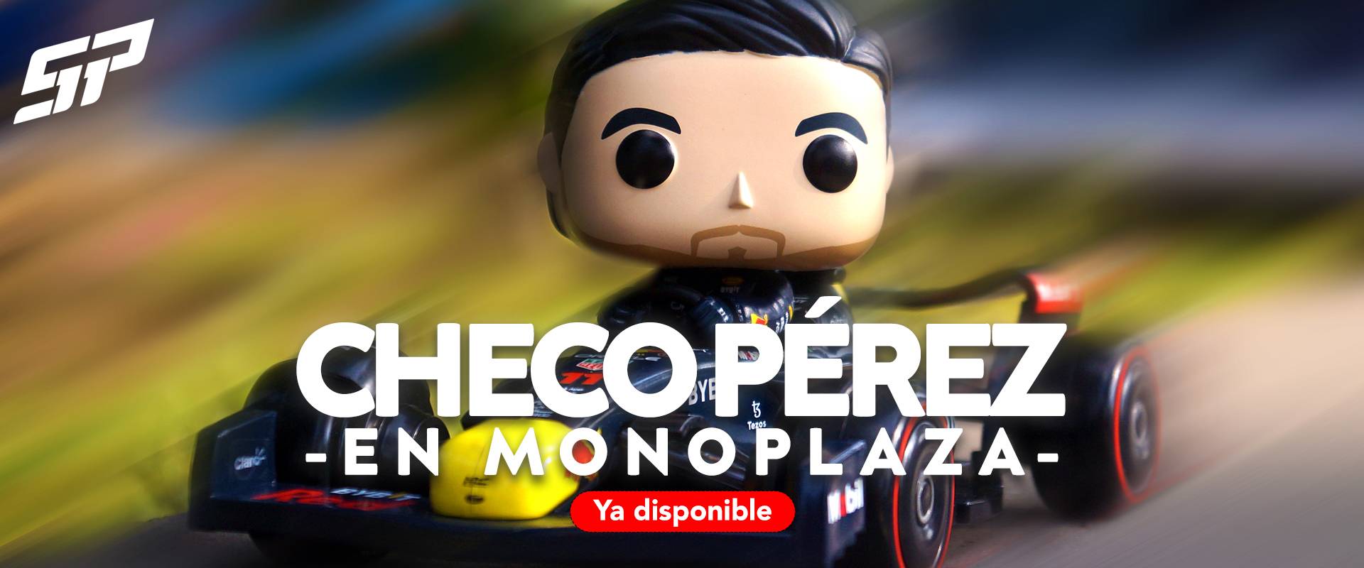 Checo Pérez con automovil Funko POP ya disponible